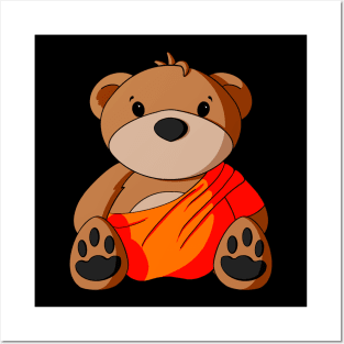 Buddha Teddy Bear Posters and Art